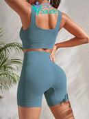 Conjunto de Yoga 2 Peças Esporte Feminino Conjunto de Yoga 2 Peças